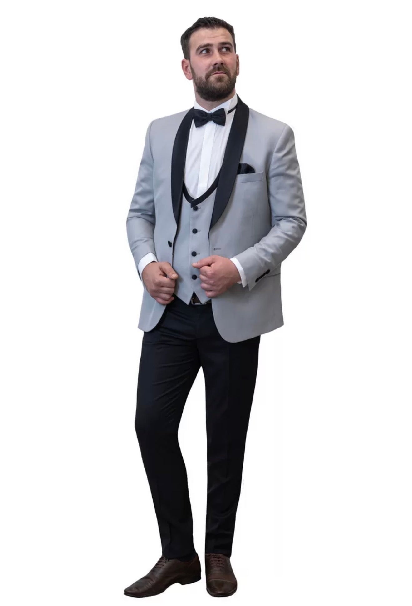 COSTUM CEREMONIE GULER SAL,2 SLITURI 1 NASTURE